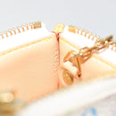 LOUIS VUITTON Monogram Multicolor Pochette Cles Purse White M92655 Auth 193766M-11