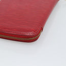 LOUIS VUITTON Epi Agenda Geod Wallet Red M63877 LV Auth 193771-15