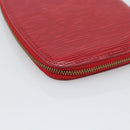LOUIS VUITTON Epi Agenda Geod Wallet Red M63877 LV Auth 193771-16