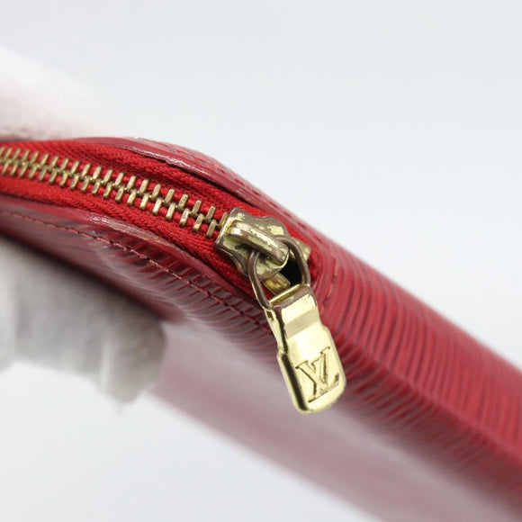 LOUIS VUITTON Epi Agenda Geod Wallet Red M63877 LV Auth 193771