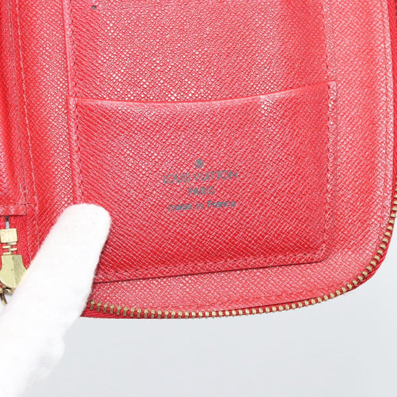 LOUIS VUITTON Epi Agenda Geod Wallet Red M63877 LV Auth 193771