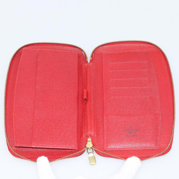 LOUIS VUITTON Epi Agenda Geod Wallet Red M63877 LV Auth 193771