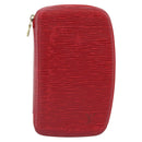 LOUIS VUITTON Epi Agenda Geod Wallet Red M63877 LV Auth 193771-13