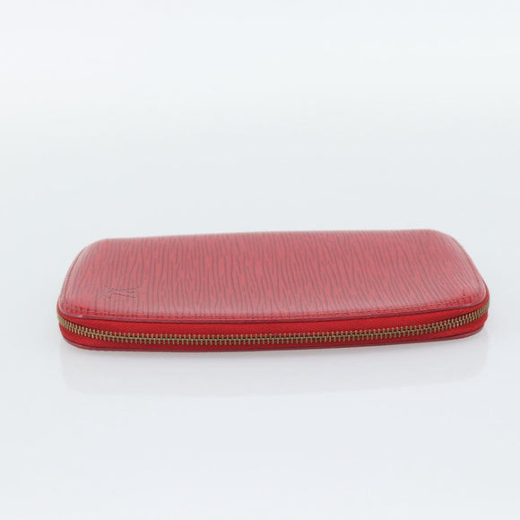 LOUIS VUITTON Epi Agenda Geod Wallet Red M63877 LV Auth 193771