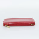 LOUIS VUITTON Epi Agenda Geod Wallet Red M63877 LV Auth 193771-4