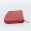 LOUIS VUITTON Epi Agenda Geod Wallet Red M63877 LV Auth 193771-5
