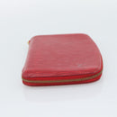 LOUIS VUITTON Epi Agenda Geod Wallet Red M63877 LV Auth 193771-6