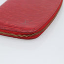 LOUIS VUITTON Epi Agenda Geod Wallet Red M63877 LV Auth 193771-7