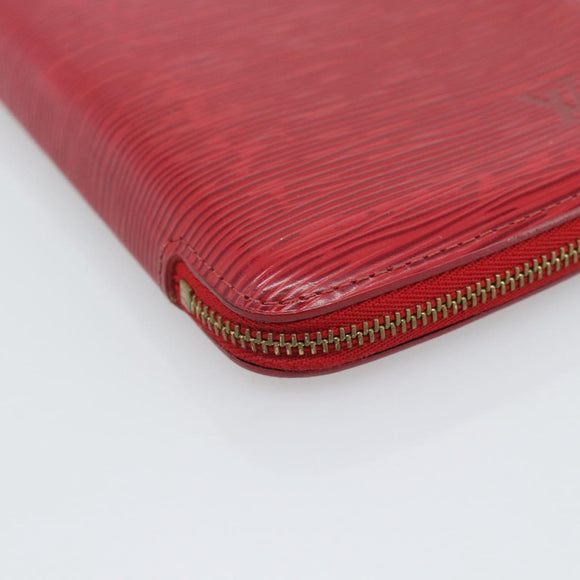 LOUIS VUITTON Epi Agenda Geod Wallet Red M63877 LV Auth 193771