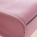 GUCCI Bananya Tote Bag Leather 2way Pink Gold 671623 Auth 193778SAM-15