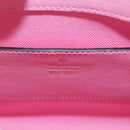 GUCCI Bananya Tote Bag Leather 2way Pink Gold 671623 Auth 193778SAM-18