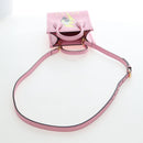 GUCCI Bananya Tote Bag Leather 2way Pink Gold 671623 Auth 193778SAM-9