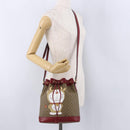 GUCCI Micro GG Supreme x Doraemon Fujiko-Pro Bag PVC Beige 655597 Auth 193779SM-21