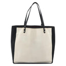CHANEL Let's Lemon Tote Bag Canvas Beige Silver CC Auth 193780V-2