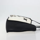 CHANEL Let's Lemon Tote Bag Canvas Beige Silver CC Auth 193780V-3