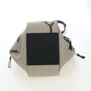 LOEWE Hammock Herbarium Hand Bag Leather 2 Beige Silver Auth 193784SAM-5