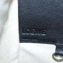 LOEWE Hammock Herbarium Hand Bag Leather 2 Beige Silver Auth 193784SAM-23