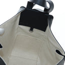 LOEWE Hammock Herbarium Hand Bag Leather 2 Beige Silver Auth 193784SAM-24