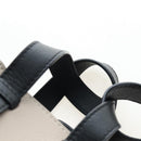 LOEWE Hammock Herbarium Hand Bag Leather 2 Beige Silver Auth 193784SAM-14