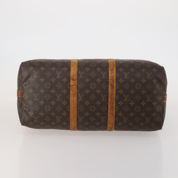 LOUIS VUITTON Monogram Keepall Bandouliere 50 Boston Bag M41416 LV Auth 193785