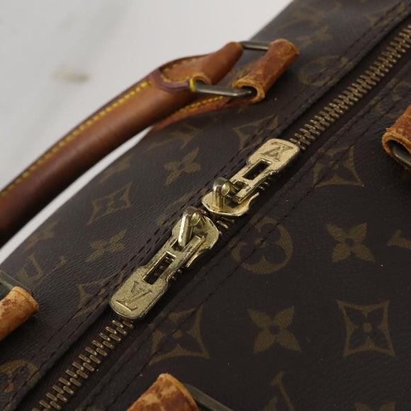 LOUIS VUITTON Monogram Keepall Bandouliere 50 Boston Bag M41416 LV Auth 193785