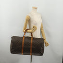 LOUIS VUITTON Monogram Keepall Bandouliere 50 Boston Bag M41416 LV Auth 193785-25