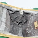 LOEWE Shoulder Bag Leather Green Gold Auth 193786-18