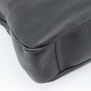 GUCCI Bamboo Hand Bag Leather 2way Black Gold 001 1638 1577 Auth 193791-15