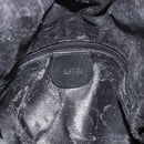 GUCCI Bamboo Hand Bag Leather 2way Black Gold 001 1638 1577 Auth 193791-16