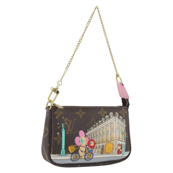 LOUIS VUITTON Vivienne Mini Pochette Accessoires Pouch M81760 LV Auth 193793M