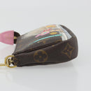 LOUIS VUITTON Vivienne Mini Pochette Accessoires Pouch M81760 LV Auth 193793M-4
