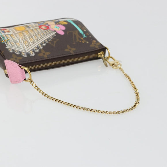 LOUIS VUITTON Vivienne Mini Pochette Accessoires Pouch M81760 LV Auth 193793M
