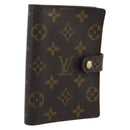 LOUIS VUITTON Monogram Agenda PM Day Planner Cover R20005 LV Auth 193794-1