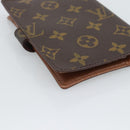 LOUIS VUITTON Monogram Agenda PM Day Planner Cover R20005 LV Auth 193794-11