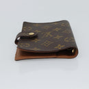 LOUIS VUITTON Monogram Agenda PM Day Planner Cover R20005 LV Auth 193794-6