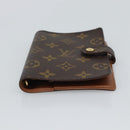 LOUIS VUITTON Monogram Agenda PM Day Planner Cover R20005 LV Auth 193794-7