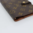 LOUIS VUITTON Monogram Agenda PM Day Planner Cover R20005 LV Auth 193794-9