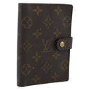 LOUIS VUITTON Monogram Agenda PM Day Planner Cover R20005 LV Auth 193795-1
