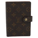 LOUIS VUITTON Monogram Agenda PM Day Planner Cover R20005 LV Auth 193795-2