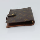 LOUIS VUITTON Monogram Agenda PM Day Planner Cover R20005 LV Auth 193795-6