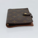 LOUIS VUITTON Monogram Agenda PM Day Planner Cover R20005 LV Auth 193795-7