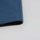 LOUIS VUITTON Epi Agenda PM Day Planner Cover Blue R20055 LV Auth 193796-15