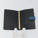LOUIS VUITTON Epi Agenda PM Day Planner Cover Blue R20055 LV Auth 193796-8