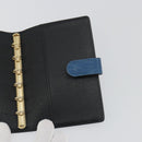 LOUIS VUITTON Epi Agenda PM Day Planner Cover Blue R20055 LV Auth 193796-18