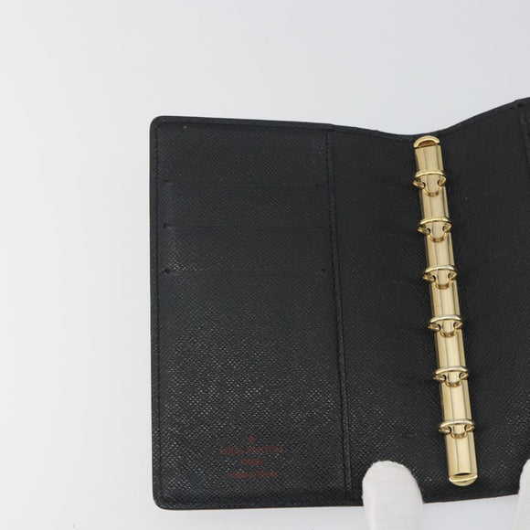 LOUIS VUITTON Epi Agenda PM Day Planner Cover Blue R20055 LV Auth 193796