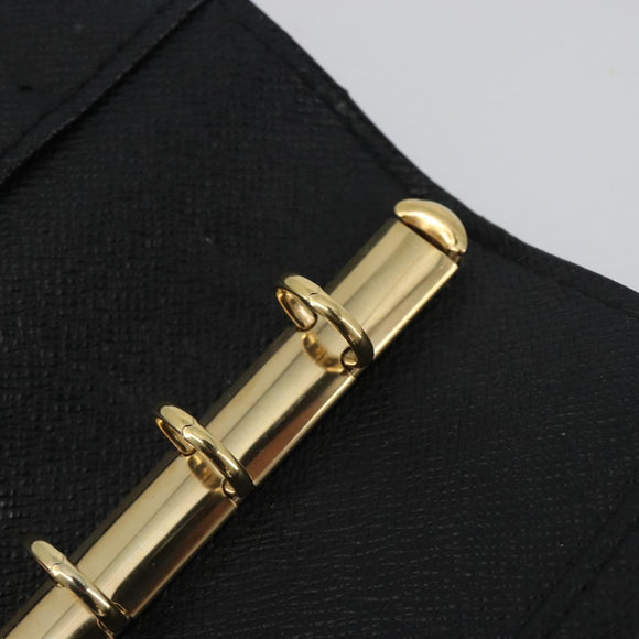 LOUIS VUITTON Epi Agenda PM Day Planner Cover Blue R20055 LV Auth 193796