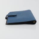 LOUIS VUITTON Epi Agenda PM Day Planner Cover Blue R20055 LV Auth 193796-5