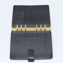 LOUIS VUITTON Epi Agenda MM Day Planner Cover Black R20042 LV Auth 193797-8