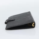 LOUIS VUITTON Epi Agenda MM Day Planner Cover Black R20042 LV Auth 193797-5