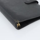 LOUIS VUITTON Epi Agenda MM Day Planner Cover Black R20042 LV Auth 193797-7